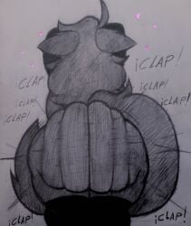 1girls 2026 anthro anthro_female anthro_only ass ass_clapping breasts clapping_ass clapping_buttocks clapping_cheeks fanart fanart_from_twitter female female_only furry furry_female furry_only naked naked_female nude nude_anthro nude_female nude_furry oc original_character rand0m_293 tagme tagme_(character) thighhighs thighs traditional_art traditional_media traditional_media_(artwork)