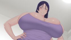 1girls ai_assisted ai_generated breasts huge_ass huge_breasts mature_female minamoto_no_raikou_(fate/grand_order) purple_hair