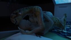 1boy 1boy1girl 1girl1boy 1girls 3d 3d_(artwork) 3d_render alien alien/human alien_girl ass ass_grab avian bed bedroom bird_girl blender breast_sucking breasts breasts_out consensual digitigrade drooling female_alien female_kig-yar female_monster girl_on_top grabbing_ass halo_(game) halo_(series) hand_on_ass hand_on_head human human_male human_male_on_alien_female human_penetrating ibie'shan jackal_(halo) kig-yar monster_girl naked nipples nude nude_female nude_male saliva saliva_drip saliva_string scalie self_upload standing sucking_nipples vaginal_penetration vektrie visible_nipples yellow_eyes