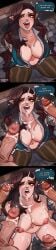 black_hair blowbang blush brown_eyes bukkake camellia_gwerm clothed_sex cuckold cum cum_on_body cum_on_breasts cum_on_face darkergrey exhibitionism half-elf long_hair multiple_penises netorare nude pathfinder pathfinder_wrath_of_the_righteous pointy_ears surrounded_by_penises tagme tongue_out