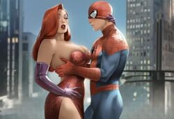 1boy 1boy1girl 1girls ai_generated big_ass big_breasts big_thighs breasts crossover curvaceous curvy curvy_figure digital_media_(artwork) disney female hips huge_ass huge_breasts huge_thighs jessica_rabbit large_ass large_breasts large_thighs legs light-skinned_female light-skinned_male light_skin male male/female married_female marvel marvel_comics mature mature_female peter_parker phophopho red_hair slim_waist spider-man spider-man_(series) straight thick thick_ass thick_hips thick_legs thick_thighs thighs touchstone voluptuous waist who_framed_roger_rabbit wide_hips wife