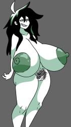 asinine247 big_breasts hairy_pussy pubic_hair stupidella stupidella_(character)