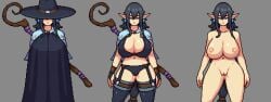 badcolor pixel_art witch witch_hat