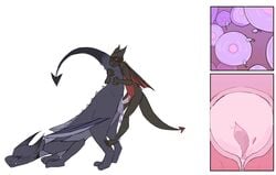 1boy 1boy1girl 1girls 2d animated anthro anthro_on_feral anthro_penetrating anthro_penetrating_feral bodily_fluids closed_eyes cum cum_in_pussy cum_in_uterus cum_inside dragon dragoness duo ender_dragon female feral feral_penetrated genital_fluids genitals holding_tail impregnation internal jean? larger_female male male/female male_on_feral microsoft minecraft mojang multiple_ova ovum paddle-boat penetration penis perching_position precum pussy pussy_juice same-species_bestiality scalie scalie_female scalie_only short_playtime simple_background size_difference small_dom_big_sub smaller_male sperm sperm_cell sperm_meets_ovum uterus vaginal_penetration video_games xbox_game_studios zoophilia