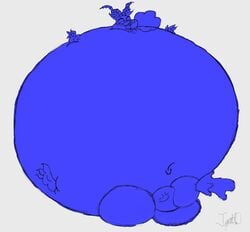 absurd_res ambiguous_fluids antelope anthro beastars belly big_belly blueberry_inflation bovid burping felid gazelle hi_res hybrid hyper hyper_belly inflation joe-anthro juice_(disambiguation) leopard male male_focus male_only mammal melon_(beastars) pantherine spherical_inflation sunken_head sunken_limbs swelling