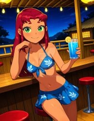 starfire (teen titans) from cartoon network by elryusam