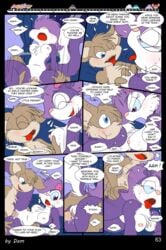 3_toes 4_fingers anthro babs_bunny breasts buster_bunny clothed clothing comic dam_(artist) dialogue english_text feet female fifi_la_fume fingers group hi_res lagomorph leporid male mammal mephitid page_63 plantigrade rabbit skunk smooth_skin speech_bubble text tiny_toon_adventures toes toons toony train vehicle warner_brothers