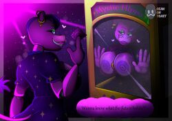 ms. hippo from five nights at freddy's by beanontoast