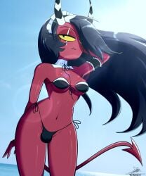 sallie may (helluva boss) from hellaverse by the-butch-x