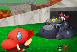 chain chomp from mario (series) by skeletal boy