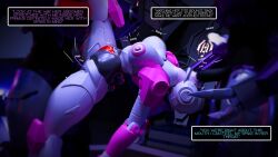 2boys arcee arcee_(g1) autobot breasts breasts_out cybertronian decepticon female male mengsk penetration robot robot_girl thick_thighs throat_fuck transformers vehicon