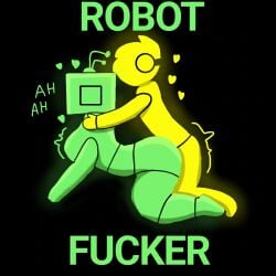 1boy 1girls big_ass big_breasts green_body human pictogram robot robot_girl rubi saulait saulsworld sex sosikmen tagme tv_head yellow_body