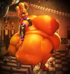 toy chica (fnaf) from five nights at freddy's by lustful zen