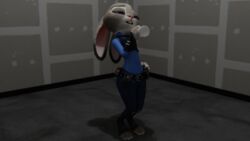 16:9 3d_(artwork) anthro asphyxiation bananastheleech clothing cowering digital_media_(artwork) disembodied_hand disney ears_back ears_down female forced ghost_hands hi_res judy_hopps lagomorph leporid mammal pivoted_ears rabbit shocked solo strangling uniform widescreen zootopia