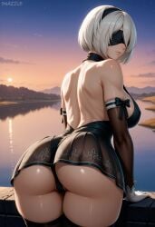 yorha 2b from nier by snazzdaz