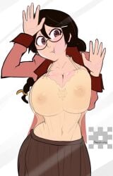 hanekawa tsubasa from kizumonogatari by joeydrawss