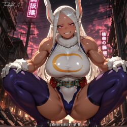 mirko from boku no hero academia by twilightai
