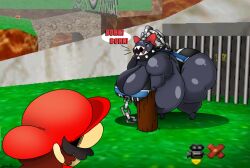 chain chomp from mario (series) by skeletal boy