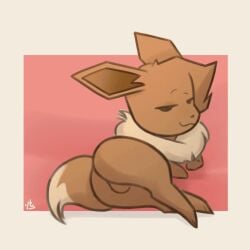 animal_genitalia animal_penis animated balls brown_body brown_fur brown_tail canine_genitalia canine_penis eevee erection feral fur generation_1_pokemon genitals knot knotted_penis male male_only multicolored_body multicolored_fur multicolored_tail nintendo one_eye_closed penis pokemon pokemon_(species) presenting presenting_penis quadruped red_background shaded sheath signature simple_background solo spread_legs spreading tail tofuuu tongue tongue_out white_background white_body white_fur white_tail