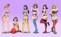 akiza_izinski alexis_rhodes ass babydoll big_breasts blonde_hair blue_hair brown_hair bubble_butt dawn dawn_(pokemon) dlobo777 empty_eyes female_only femsub garter_belt garter_straps happy_trance hypnosis kasumi_(pokemon) kneeling large_ass large_breasts lingerie long_hair may may_(pokemon) mind_control misty misty_(pokemon) multiple_girls multiple_subs nintendo orange_hair pasties pokemon pokemon_diamond_pearl_and_platinum pokemon_ruby_sapphire_and_emerald ponytail posing red_hair short_hair side_ponytail tea_gardner thighhighs thong wide_hips yu-gi-oh! yu-gi-oh!_5d's yu-gi-oh!_gx