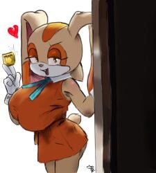cream the rabbit from sega by teztaz