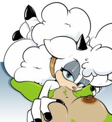 lanolin the sheep from sega by voidsdroids