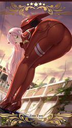 ass bent_over darling_in_the_franxx skin_tight tagme yijian_ma zero_two_(darling_in_the_franxx)