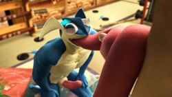 16:9 2020 3d 3d_(artwork) 4k absurd_res amphibian anthro artist_name balls big_penis blue_body blue_skin daws19 detailed_background digital_media_(artwork) duo fingers gay genitals greninja hi_res human human_on_anthro inside interspecies kneeling long_tongue male male/male male_on_anthro mammal multicolored_body multicolored_skin muscular muscular_anthro muscular_male nintendo nude oral penis pink_eyes pokémon_(species) pokemon pokemon_(species) sex source_filmmaker standing tan_body tan_skin tongue tongue_out tonguejob two_tone_body two_tone_skin vein veiny_penis video_games widescreen yellow_body yellow_skin