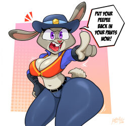 judy hopps from zootopia by kellertheartist