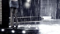 1girls 3d 3d_(artwork) 3dcg absurd_res absurd_resolution absurdres black_stockings cinematic_lighting edited_screencap emotionless emotionless_female female_focus female_only femsub game_cg grand_theft_auto grand_theft_auto_online grand_theft_auto_v grey_miniskirt grey_skirt greyscale gta_prostitute high_heels high_quality high_resolution highres leaning_hips leaning_to_the_side miniskirt prostitute prostitution rockstar_editor rockstar_games sariska_(sistoska) short_skirt skirt stockings thighhighs unbothered unnamed_character wet_stockings