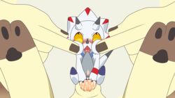 16:9 absurd_res ahe_gao anal anal_sex angoramon anthro bandai_namco blush bodily_fluids ceratopsian cum cum_in_ass cum_inside cute cute_expression digimon digimon_(species) digimon_ghost_game dinosaur duo erection feral fingers gammamon genital_fluids genitals hi_res horn lagomorph leporid looking_pleasured male male/male mammal open_mouth ornithischian penetration penis poking_head rabbit reptile scalie scarf sitting sitting_on_penis stomach_bulge theonewithoutaname tongue tongue_out triceratops widescreen