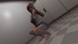 1girls 3d 3dcg absurd_res absurd_resolution absurdres artist_request bare_shoulders barefoot belt blue_dress blue_eyes cellphone cleavage collarbone disinterested dress emotionless emotionless_female expressionless female_focus female_only femsub fivem game_cg grand_theft_auto grand_theft_auto_online gta_online_female_character high_quality high_resolution highres huge_breasts indifferent orange_hair red_lipstick rockstar_editor rockstar_games selfie sideboob squatting squatting_female unbothered uncaring uncaring_female uninterested uninterested_female waist_belt watermark