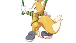 ass bondage cub seen023hey sonic_(series) sonic_the_hedgehog_(series) stuck tails_the_fox vine_bondage