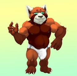 2017 3_toes 4_fingers anthro arm_markings arm_tuft balls_outline barefoot belly big_biceps big_bulge big_calves big_eyes big_muscles big_quads black_nipples black_nose bottomwear bristol brown_arms brown_belly brown_body brown_chest brown_face brown_feet brown_fingers brown_fur brown_hands brown_inner_ear brown_legs brown_markings brown_neck brown_toes bulge cheek_tuft chin_tuft claws clothed clothed_anthro clothed_male clothing colored digital_drawing_(artwork) digital_media_(artwork) ear_tuft elbow_tufts facial_markings facial_tuft fan_character feet fingers front_view full-length_portrait fur genital_outline gesture gradient_background green_background green_eyes green_pupils green_speedo happy head_markings head_tuft huge_muscles huge_pecs humanoid_hands kumo_(sir_derpy_dwarf) league_of_legends leg_markings leg_tuft looking_forward male male_anthro mammal markings motion_lines multicolored_body multicolored_face multicolored_fur musclegut muscular muscular_anthro muscular_male navel nipples open_mouth open_smile orange_arms orange_body orange_face orange_fur orange_legs pattern_bottomwear pattern_clothing pattern_swimwear penis_outline plantigrade pointing portrait pupils riot_games serratus shaded simple_background skimpy smile socks_(marking) solo solo_male standing striped_bottomwear striped_clothing striped_speedo striped_swimwear stripes swimwear thick_neck tight_clothing toes topless topless_anthro topless_male tuft two_tone_arms two_tone_legs two_tone_speedo video_games white_body white_claws white_ears white_face white_fur white_speedo yellow_background yordle