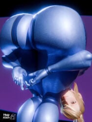 1girls 3d 3d_(artwork) amen_pose amen_pose_(meme) anger_vein ass ass_focus back_view big_ass big_butt blonde_hair female hands_together huge_ass mahou_monster mahoumonsterart massive_ass metroid nintendo ponytail pose praise_da_booty_(meme) samus_aran scrag_boy_(model) scrag_samus solo_female unseen_female_face zero_suit zero_suit_samus