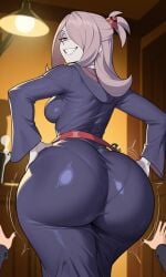 1girls 2026 2d 2d_(artwork) 2d_artwork ai_generated ass ass_focus big_ass big_boobs big_breasts big_butt big_thighs blush cameltoe clothed clothed_female clothing curvy curvy_body curvy_female curvy_figure curvy_hips curvy_thighs dress embarrassed feet_out_of_frame female fully_clothed grey_skin hair hair_over_one_eye half-closed_eyes hat hi_res high_quality high_resolution highres huge_ass huge_breasts huge_butt huge_thighs human large_ass lavender_hair legs_together little_witch_academia long_hair looking_at_viewer looking_back open_mouth pink_hair red_eyes smile smiling smiling_at_viewer solo standing sucy_manbavaran thick thick_ass thick_hips thick_legs thick_thighs thighs truegoon uncensored voluptuous voluptuous_body voluptuous_female witch witch_hat