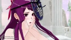 1girls 3d animated big_breasts bra breasts emilyblend34 fire_emblem ivy_(fire_emblem) nipples nude nude_female sex tagme undress undressing video