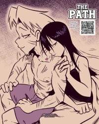 after_sex brandon_santiago_(artist) emiko_yuriemoto-williams kissing_neck male samuel_williams scared