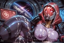 after_fellatio after_sex after_vaginal ahe_gao ai_generated alien alien_girl alien_humanoid big_ass big_breasts big_butt bioware blush bodysuit bukkake covered_in_cum creamhorseai cum cum_covered cum_drip cum_in_mouth cum_in_pussy cum_inside cum_on_body cum_on_breasts cum_on_face curvy curvy_female curvy_figure defeat defeated erect_nipples excessive_cum exhausted fainted female fit fit_female fucked_silly glowing_eyes hearts_around_head helmet helmet_with_visor high_resolution highres hood hood_up horny horny_female hourglass_figure huge_ass huge_breasts indoors latex_bodysuit latex_suit light-skinned_female lying_on_side mass_effect mature mature_female perfect_body posing purple_skin quarian seductive seductive_look skinsuit space spacecraft spaceship spaceship_interior spacesuit spoken_heart tali'zorah_nar_rayya thick_thighs visor voluptuous voluptuous_female