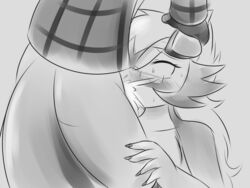 4:3 adelena anthro bodily_fluids breasts cum cum_in_mouth cum_inside duo eyewear face_fucking female forced forced_oral genital_fluids glasses greyscale hand_on_head hand_on_leg hand_on_thigh hi_res irrumatio lucario lycanroc male male/female midnight_lycanroc monochrome nintendo nova_the_lucario_(character) one-handed_face_fucking one_eye_obstructed oral penile plaid pokemon pokemon_(species) sex shocked tetsushi video_games