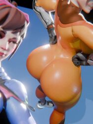 2girls 3d 3d_(artwork) 3d_animation animated ass ass_focus big_ass bubble_ass bubble_butt clapping_ass clapping_cheeks d.va d.va_(fortnite) d.va_(overwatch_2_suit) female_face_near_ass fortnite fortnite:_battle_royale fully_clothed giant_ass giga_ass giga_butt gigantic_ass gigantic_butt hana_song huge_ass leggings mahou_monster mahoumonsterart massive_ass massive_butt no_sex no_sound overwatch overwatch_2 peace_sign scrag_boy_(model) scrag_tracer sign thick thick_ass thick_thighs thighhighs thighs tight_clothing tight_fit tight_pants tight_pussy tracer tracer_(fortnite) twerking video