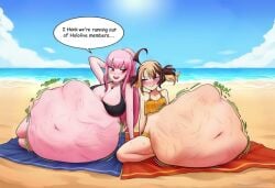 2girls absorption absorption_vore ai_generated animated ass belly_overhang big_ass breast_expansion breasts digestion digestion_noises female female_focus female_pred hololive hololive_english hololive_english_-advent- hololive_myth large_belly mori_calliope nude nude_female oral_sex oral_vore pink_hair same_size_vore sequence slideshow sound sound_effects tagme uncensored video virtual_youtuber vore vore_queen weight_gain yuri