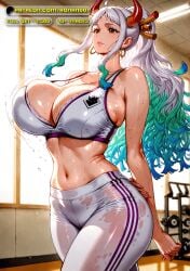 ai-created ai_art ai_assisted ai_generated ass ass_bigger_than_head big_breasts boobs_bigger_than_head breasts breasts_bigger_than_head cleavage curvy curvy_body curvy_female curvy_females curvy_figure curvy_hips curvy_thighs deep_cleavage downblouse female female_only gym gym_clothes gym_uniform hanging_breasts hourglass_figure huge_breasts large_breasts massive_ass mature_female mature_figure mature_woman milf mommy one_piece sagging_breasts saggy_breasts sweat sweaty sweaty_body thick_thighs uncensored undressing wet_body wet_skin white_hair white_hair_female yamato_(one_piece)
