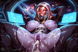 after_fellatio after_sex after_vaginal ahe_gao ai_generated alien alien_girl alien_humanoid big_ass big_breasts big_butt bioware blush bodysuit bukkake covered_in_cum creamhorseai cum cum_covered cum_drip cum_in_mouth cum_in_pussy cum_inside cum_on_body cum_on_breasts cum_on_face curvy curvy_female curvy_figure defeated erect_nipples excessive_cum exhausted fainted female fit fit_female fucked_silly glowing_eyes hearts_around_head helmet helmet_with_visor high_resolution highres hood hood_up horny horny_female hourglass_figure huge_ass huge_breasts indoors latex_bodysuit latex_suit legs_apart legs_spread light-skinned_female lying_on_back mass_effect mature mature_female perfect_body posing presenting_pussy purple_skin quarian seductive seductive_look skinsuit space spacecraft spaceship spaceship_interior spacesuit spoken_heart tali'zorah_nar_rayya thick_thighs v_sign visor voluptuous voluptuous_female
