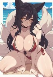 ahri from league of legends by brocolibaron