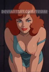 ai_generated andrea_beaumont arms batman:_mask_of_the_phantasm batman_(series) breasts dc_animated_universe dc_comics dcuaom female female_only hands legs nipples tesiai