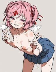 natsuki (doki doki literature club) from doki doki literature club by fusso