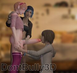 1boy 1boy2girls 2girls 2girls1boy 3d 3d_(artwork) azazel_(dont_bully) beanie beanie_hat bisexual_female blender blender_(artwork) blender_(software) blue_hair brown-haired_female brown_hair canon_couple chloe_price clothed_sex cock_kiss cock_worship dont_bully_(artist) femboy femboy_on_female ffm ffm_threesome huge_cock hung_femboy imminent_fellatio imminent_oral kissing_penis kissing_penis_tip large_penis lesbian_couple lesbian_with_male life_is_strange light-skinned_female light-skinned_male light_brown_hair light_skin max_caulfield mff mff_threesome partially_clothed partially_clothed_female partially_clothed_male partially_nude strawberry_blonde_hair threesome threesome_sex