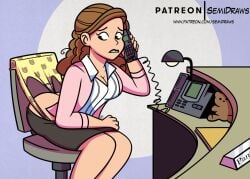 jenna fischer from the office by semidraws