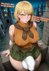 ashley graham from capcom by milkshakeai